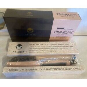 Calista TrianglPro Triangle Pro Heated Detailer Brush Flamingo Pink NEW In Box